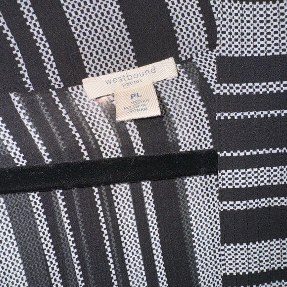 Petite large striped kimono - Picture 2 of 6